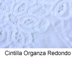 Cubre Cintilla Organza Redondo