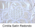 Cubre Cintilla Satín Redondo