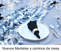 Nuevos manteles y caminos de mesa