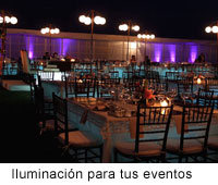 ¡Iluminación para tus eventos!