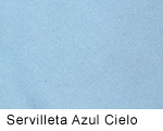 Servilleta Azul Cielo