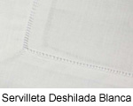 Servilleta Deshilada Blanca