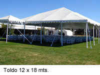 Toldo 12 x 18 mts.
