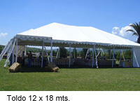 Toldo 12 x 18 mts.