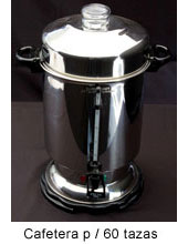 Cafetera para 60 tazas