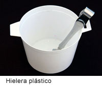 Hielera de plástico
